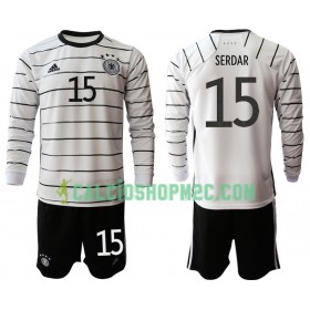 Germania Suat Serdar 15 Bambino Maglia Prima Euro 2020 Manica Lunga (+ Pantaloncini)